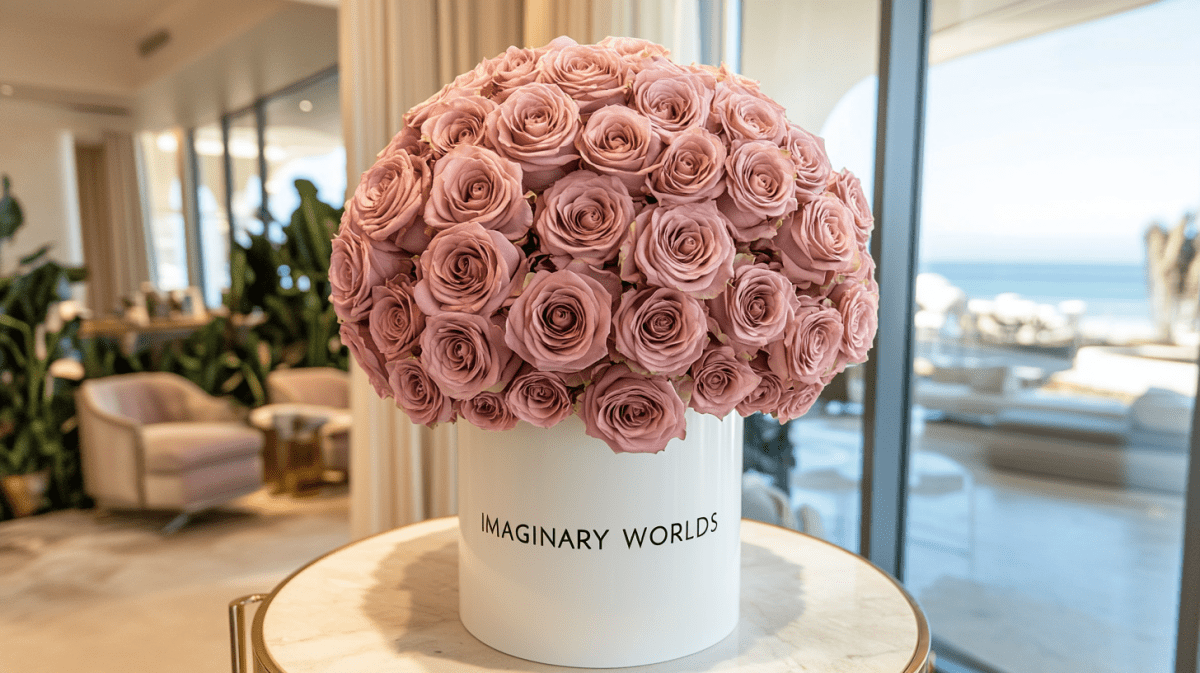 Dusty Rose Preserved Flowers: Timeless Elegance - Imaginary Worlds