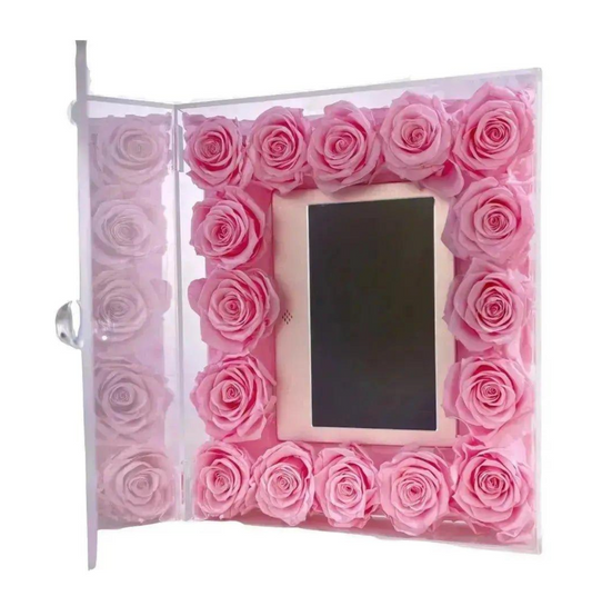 pink flowers Rose Box Frame from imaginary worlds
