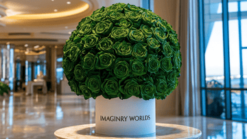 Green vs. Pink Roses: Fresh Harmony vs. Sweet Tenderness - Imaginary Worlds