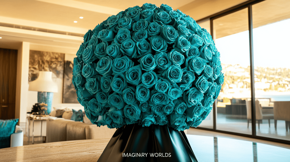Teal Rose in Feng Shui – Calm Energy, Emotional Balance, and Protection - Imaginary Worlds