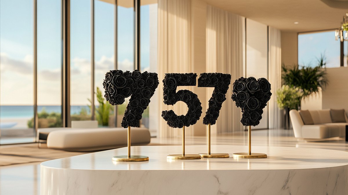 The Enchanting 757 Angel Number and Eternal Rose Lamps - Imaginary Worlds