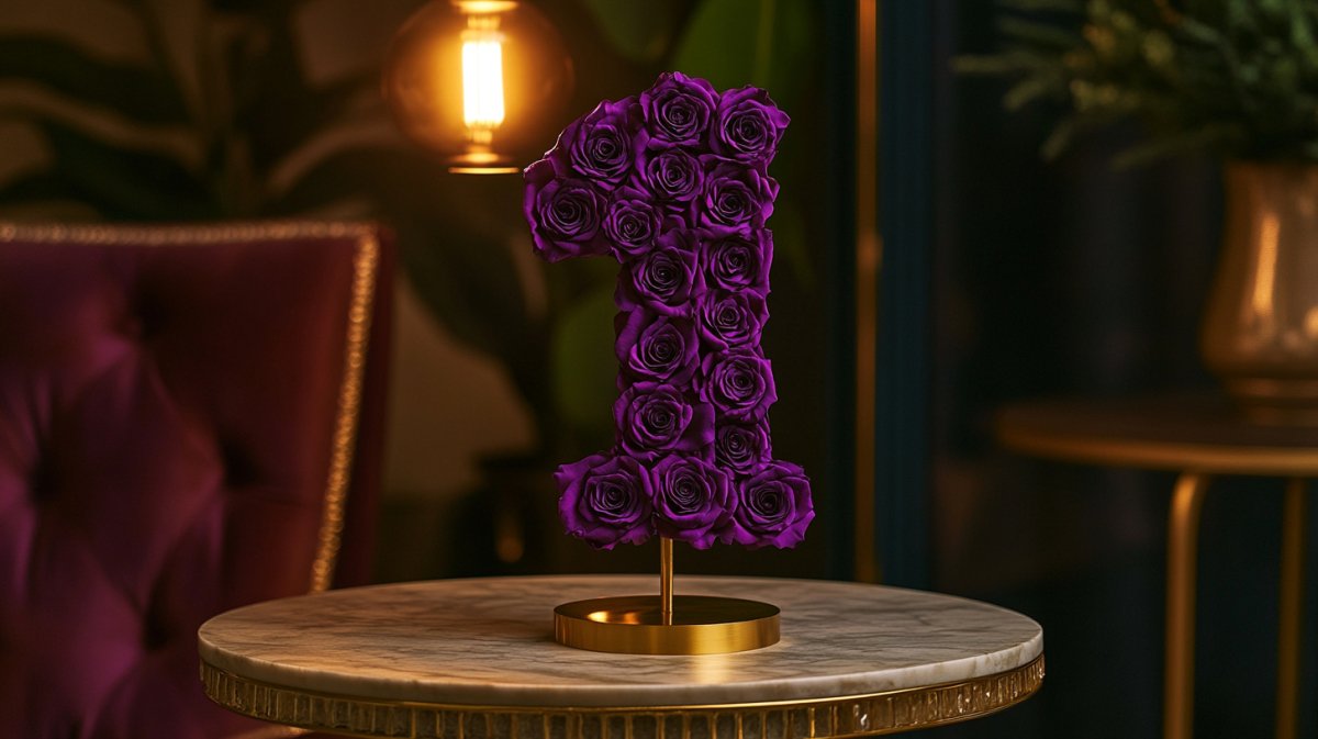 Number 1 Single Rose Lamp Collection - Imaginary Worlds