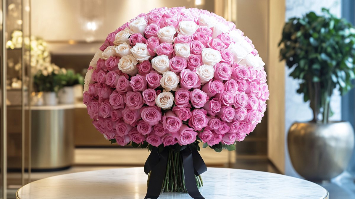 Two-Tone Preserved Rose Bouquet - Imaginary Worlds