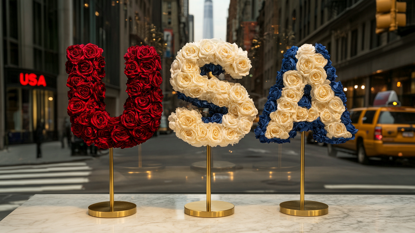 Rose Designs for the USA – Red, White & Blue in Bloom