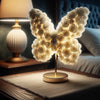White Winged Serenity Butterfly Lamp