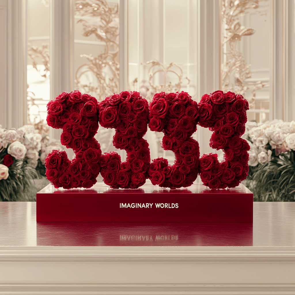 Angel Number 3333 Rose Box - Imaginary Worlds