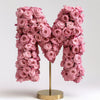 Aphrodite Pink Rose Letter M Lamp - Imaginary Worlds