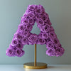 Aphrodite Purple Rose Letter A Lamp - Imaginary Worlds