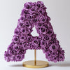 Aphrodite Purple Rose Letter A Lamp - Imaginary Worlds