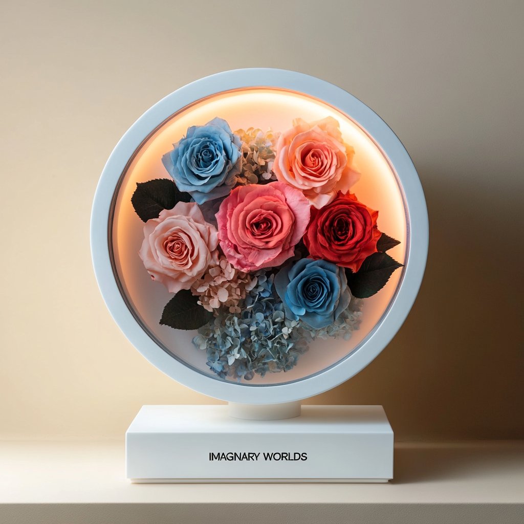 Aqua Dream Flower Lamp - Imaginary Worlds