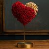 Ares and Aphrodite Mixed Rose Heart Lamp - Imaginary Worlds