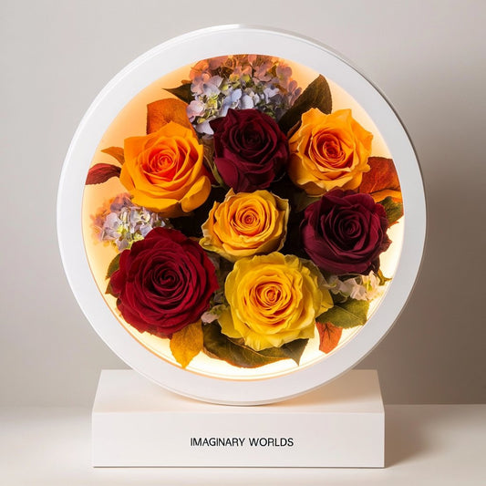 Autumn Harvest Flower Lamp - Imaginary Worlds