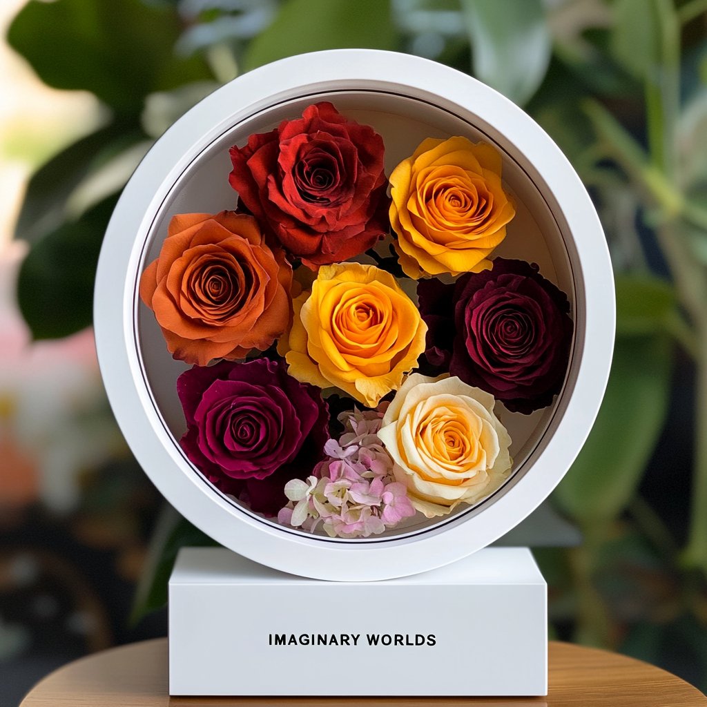 Autumn Harvest Flower Lamp - Imaginary Worlds