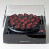 Black and Red Petal Vinyl Speaker - Imaginary Worlds