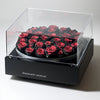 Black and Red Petal Vinyl Speaker - Imaginary Worlds