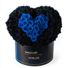 Black Ramo Buchon with Blue Rose Heart - Imaginary Worlds