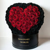 Black Ramo Buchon with Red Rose Heart - Imaginary Worlds