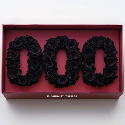 Black Roses 000 Rose Box - Imaginary Worlds