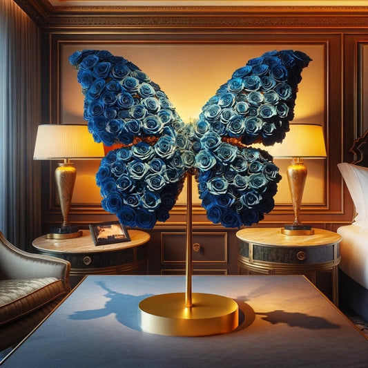 Blue Butterfly Lamp - Imaginary Worlds