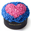 Blue Ramo Buchon with Pink Rose Heart - Imaginary Worlds