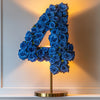 Blue Rose Eternal Number 4 Lamp - Imaginary Worlds