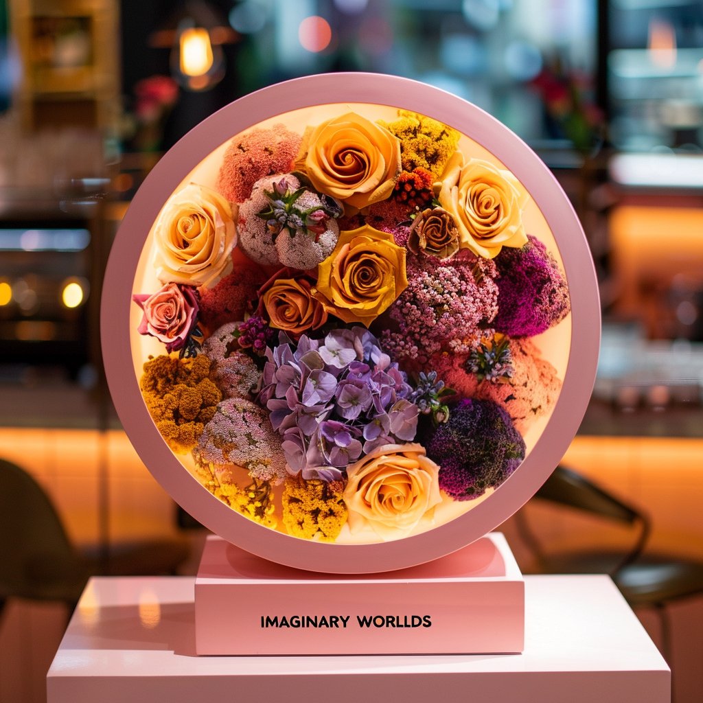 Blush & Bloom Flower Lamp - Imaginary Worlds