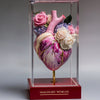 Blush Bloom Forever Rose Heart Sculpture - Imaginary Worlds