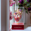 Blush Bloom Forever Rose Heart Sculpture - Imaginary Worlds