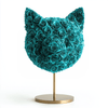 Cat's Meow Teal Roses Lamp - Imaginary Worlds