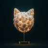 Cat's Meow White Roses Lamp - Imaginary Worlds