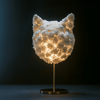 Cat's Meow White Roses Lamp - Imaginary Worlds