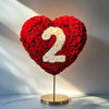 Custom Red Heart Rose Lamp with Color '2' - Imaginary Worlds