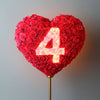 Custom Red Heart Rose Lamp with Color '4' - Imaginary Worlds