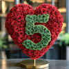 Custom Red Heart Rose Lamp with Color '5' - Imaginary Worlds