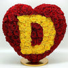 Custom Red Heart Rose Lamp with Color 'D' - Imaginary Worlds