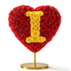 Custom Red Heart Rose Lamp with Color 'I' - Imaginary Worlds