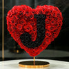 Custom Red Heart Rose Lamp with Color 'J' - Imaginary Worlds