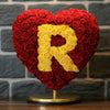 Custom Red Heart Rose Lamp with Color 'R' - Imaginary Worlds