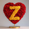 Custom Red Heart Rose Lamp with Color 'Z' - Imaginary Worlds