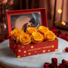 Customized Eternal Love Yellow Rose Apple Box - Imaginary Worlds