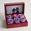 Customized Forever Lavender Rose Box with Photo - Imaginary Worlds