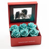 Customized Forever Tiffany Blue Rose Box with Photo - Imaginary Worlds