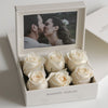 Customized Forever White Rose Box with Photo - Imaginary Worlds