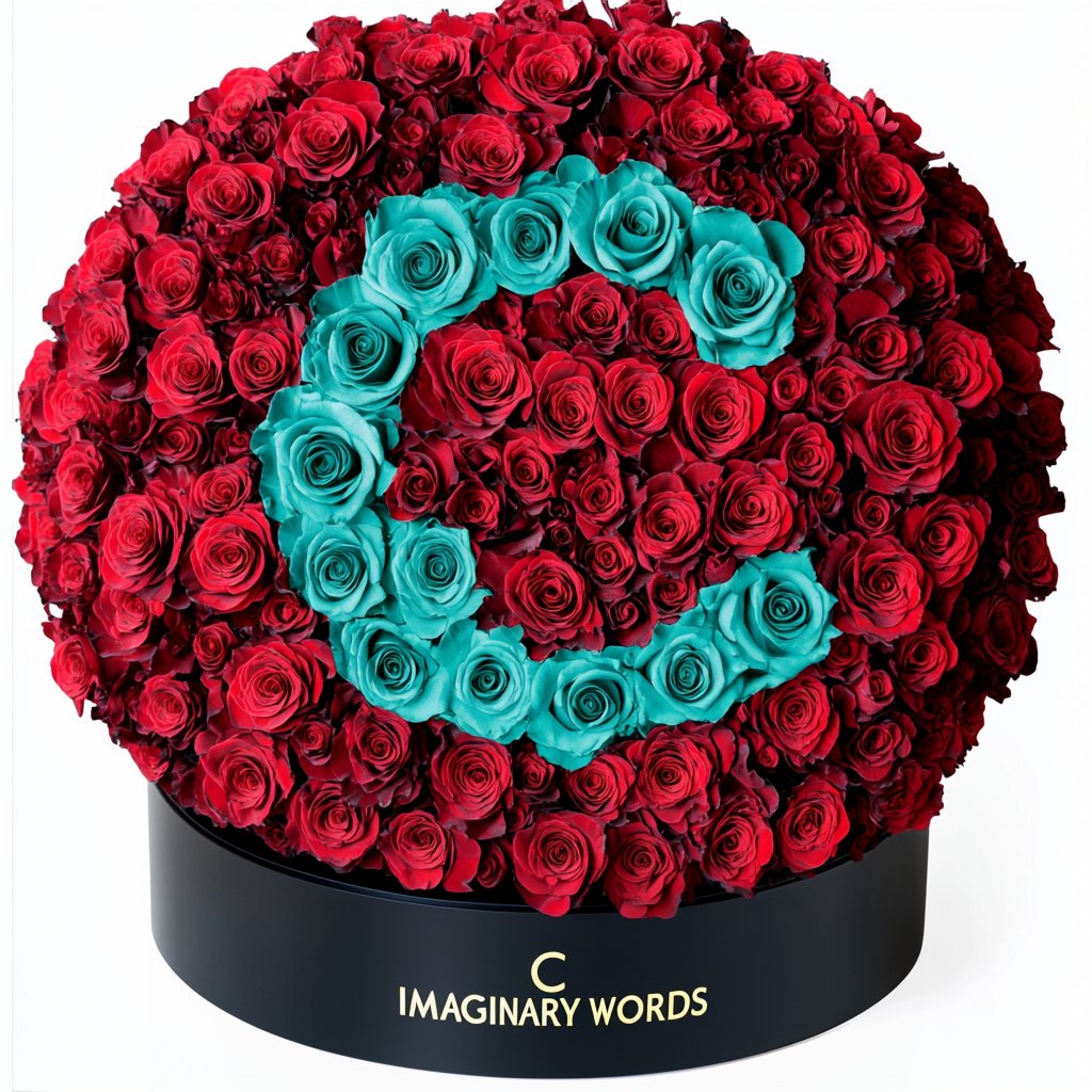 Customized Red and Teal Ramo Buchon - Imaginary Worlds