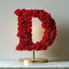 Demeter Red Rose Letter D Lamp - Imaginary Worlds