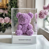 Dusty Lavender Rose Bear - Imaginary Worlds