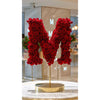 Elegant Standing Pink Rose Letter M Lamp - 3 Sizes - Imaginary Worlds