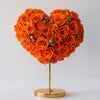 Enchanted Orange Skull Heart Lamp - Imaginary Worlds