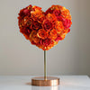 Eros and Psyche Mixed Rose Heart Lamp - Imaginary Worlds