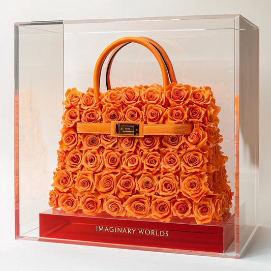 Eternal Bloom Orange Rose Bag - Imaginary Worlds